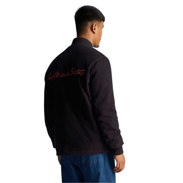 Lyle & Scott Herrar Kragad Bomberjacka S Mörkblå Dark Navy S