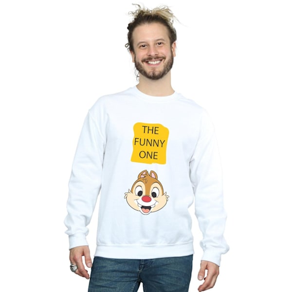 Disney Herr Chip N Dale The Funny One Sweatshirt XL Vit White XL