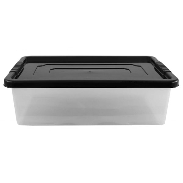 TML Förvaringslåda under säng 32L Ebenholts/Klar Ebony/Clear 32L