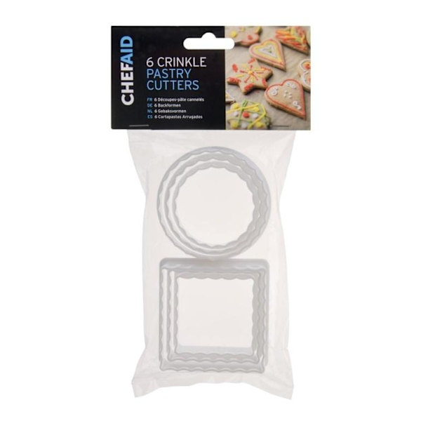 Chef Aid Pastry Cutters (6-pack) One Size White White One Size