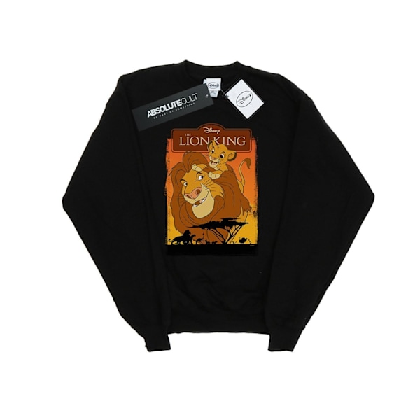 Disney Herr The Lion King Simba Och Mufasa Sweatshirt L Svart Black L