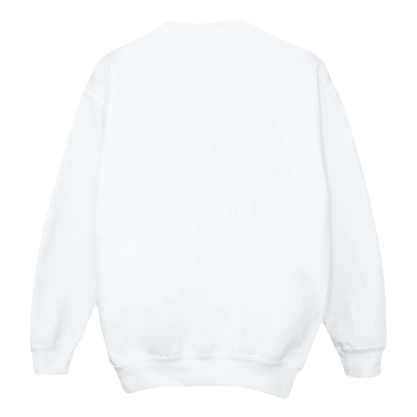 Looney Tunes Pojkar Bugs Bunny Cirkellogotyp Sweatshirt 7-8 År W White 7-8 Years