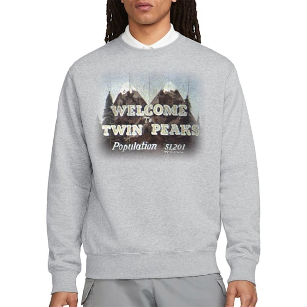 Twin Peaks Unisex Vuxen Welcome To Sweatshirt XL Sport Heather Sport Heather XL