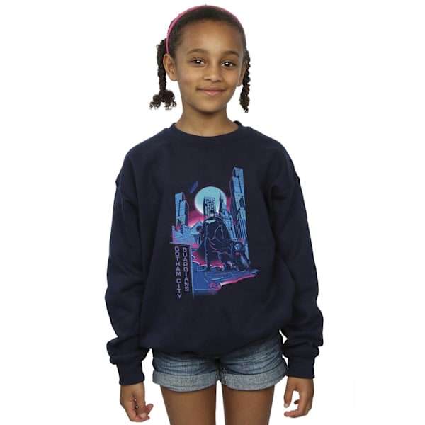 DC Comics Girls Batman Gotham Guardians Sweatshirt 9-11 år N Navy Blue 9-11 Years