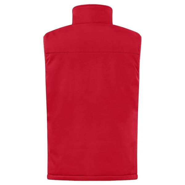 Clique Herr Softshell Vadderad Gilet 3XL Röd Red 3XL