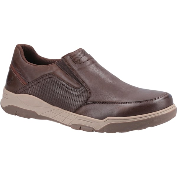 Hush Puppies herr Fletcher läderskor 8 UK Coffee Coffee 8 UK