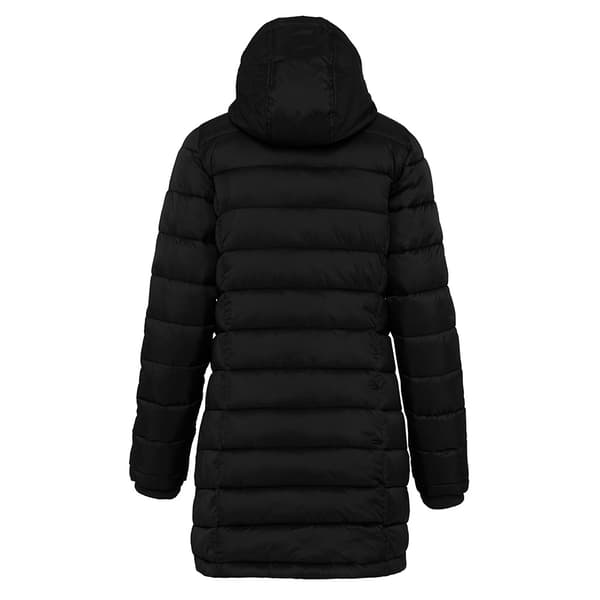 Kariban Dam/Dam Lätt Lång Vadderad Parka Jacka S Svart Black S
