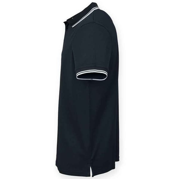 Henbury CoolPlus Tipped Polotröja XS Marinblå/Vit Navy/White XS