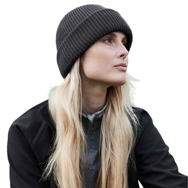 Beechfield Vindtät Återvunnen Mössa En Storlek Grafitgrå Graphite Grey One Size
