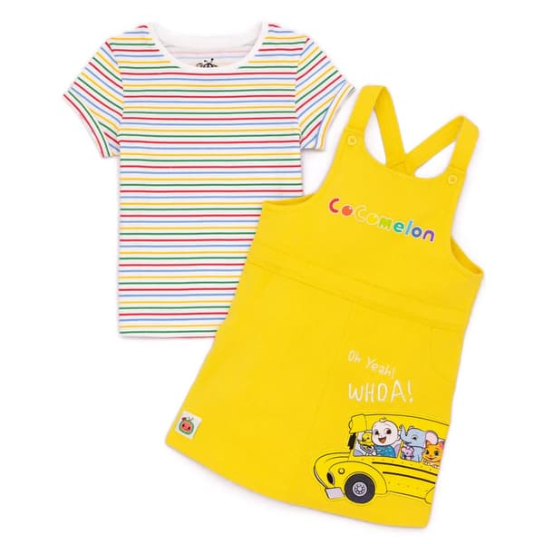 Cocomelon Flickor Oh Yeah! Whoa! Sparkdräkt Set 5-6 År Gul Yellow/White 5-6 Years