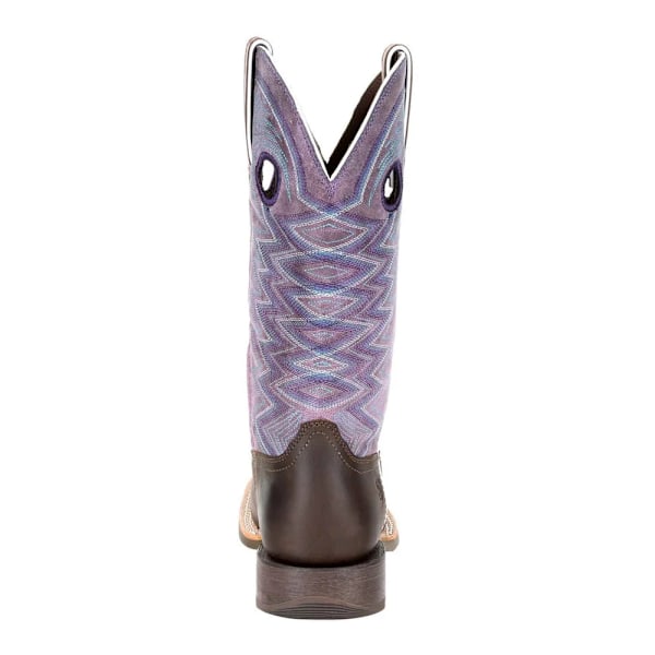 Durango Dam/Damer Lady Rebel Pro Cowboy-stövlar i fullnarvläder Dark Earth/Amethyst 7 UK