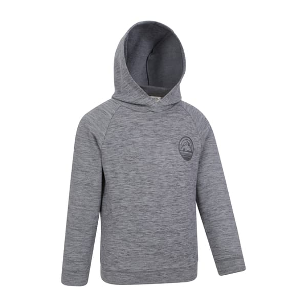 Mountain Warehouse Strath Melange Supersoft Hood för Barn/Ungdom Grey 2-3 Years