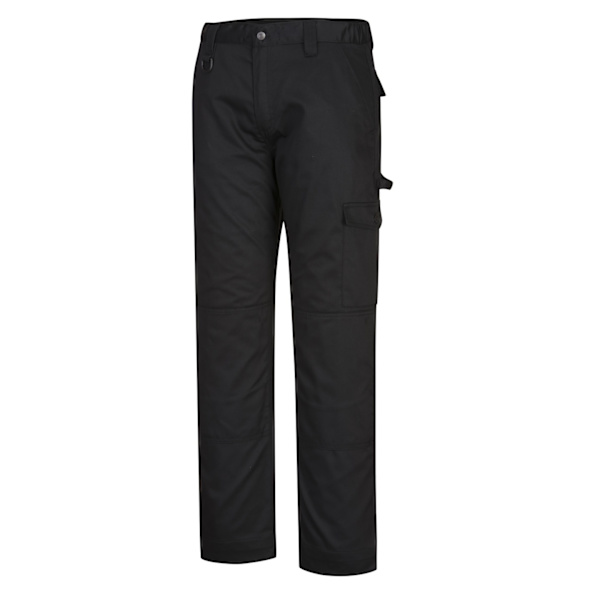 Portwest Herr Super Work Byxor 42R Svart Black 42R