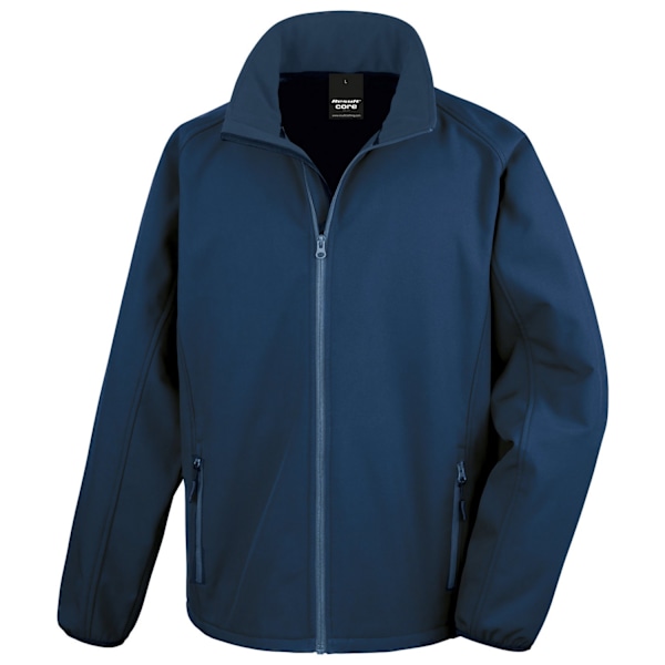 Result Core Mens Printable Soft Shell Jacket 4XL Marinblå Navy 4XL