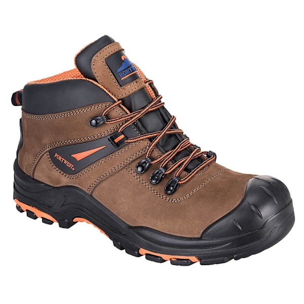 Portwest Unisex Montana Läder Compositelite Vandringskängor Brown 8 UK
