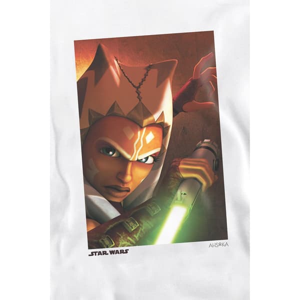 Ahsoka Unisex Vuxen Panel Sweatshirt XL Vit White XL