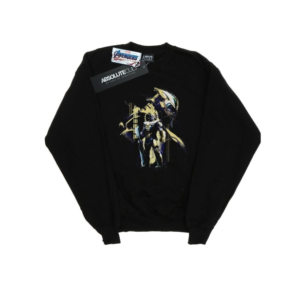 Marvel Mens Avengers Endgame Guld Thanos Sweatshirt XL Svart Black XL