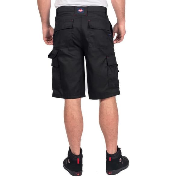 Lee Cooper Klassiska Cargo Shorts för Män 30R Svart Black 30R