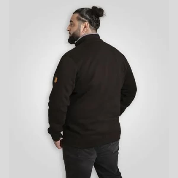 Duke Herr D555 Johnson Broderad Logotyp Kingsize Fleecejacka Black 4XL
