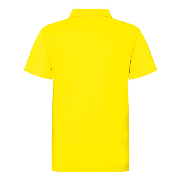 Just Cool Kids Unisex Sports Polo Plain Shirt (2-pack) 3-4 år Sun Yellow 3-4 Years