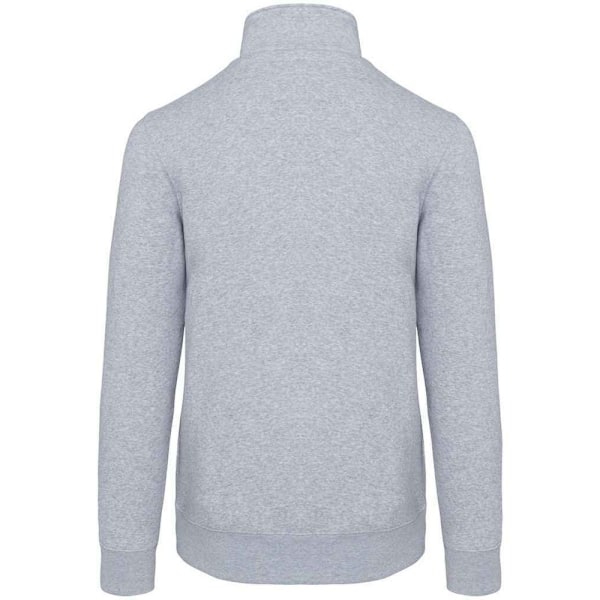 Kariban Herr Zip Neck Sweatshirt XS Oxford Grey Oxford Grey XS