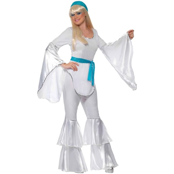 Smiffys Dam Super Trooper Kostymset L Vit White L