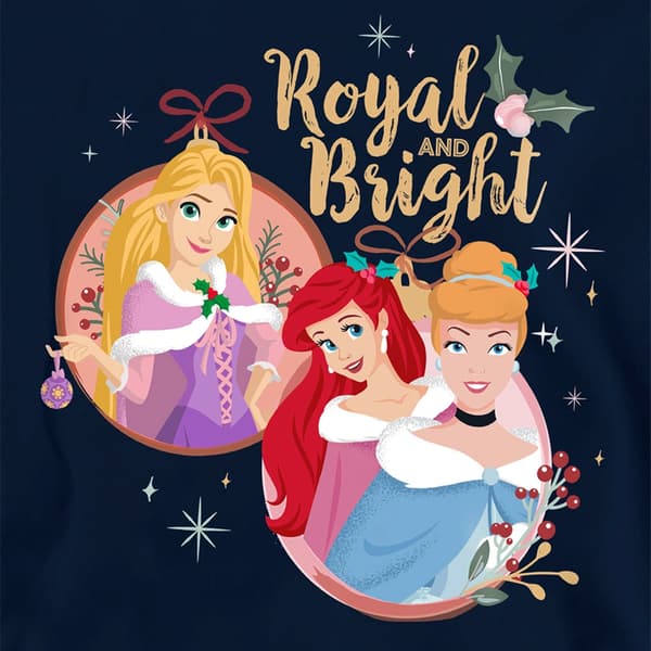Disney Princess Barn/Barn Royal And Bright Julhuvtröja Navy 9-11 Years