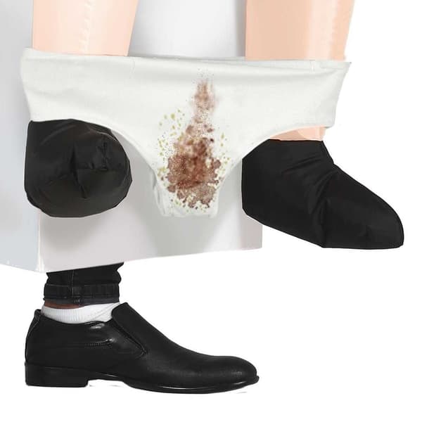 Fiestas Guirca Toalettkostymset för män L Vit/Beige White/Beige L