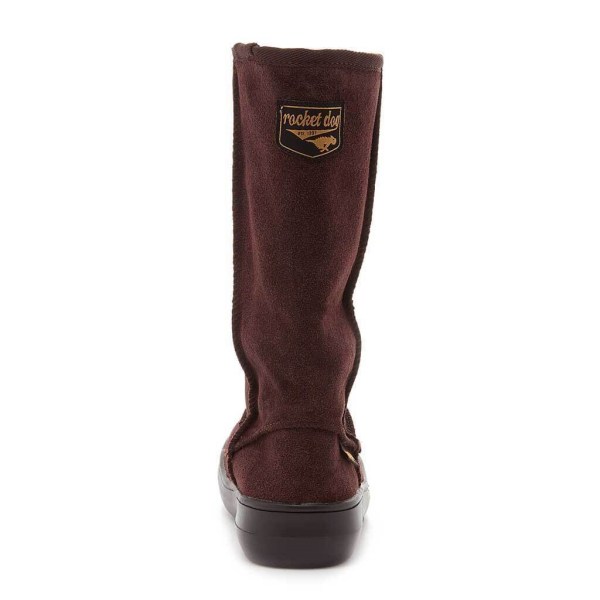 Rocket Dog Sugardaddy Dam/Dam Läder Pull On Boot 8 UK C Chocolate 8 UK