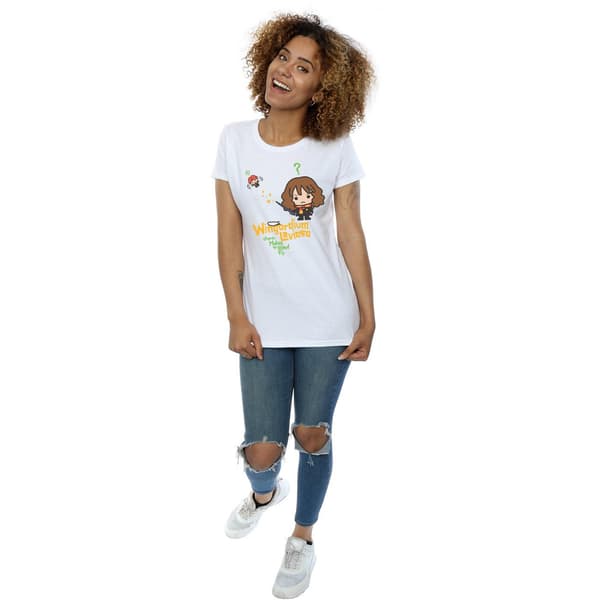 Harry Potter Dam/Dam Hermione Granger Wingardium Leviosa White M