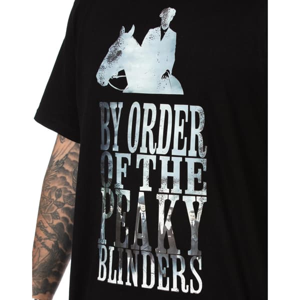 Peaky Blinders herr By Order lång pyjamas set M svart Black M