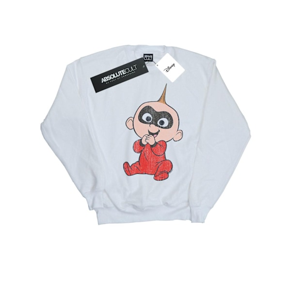 Disney Girls Incredibles 2 Jack Jack Sweatshirt 5-6 år Vit White 5-6 Years