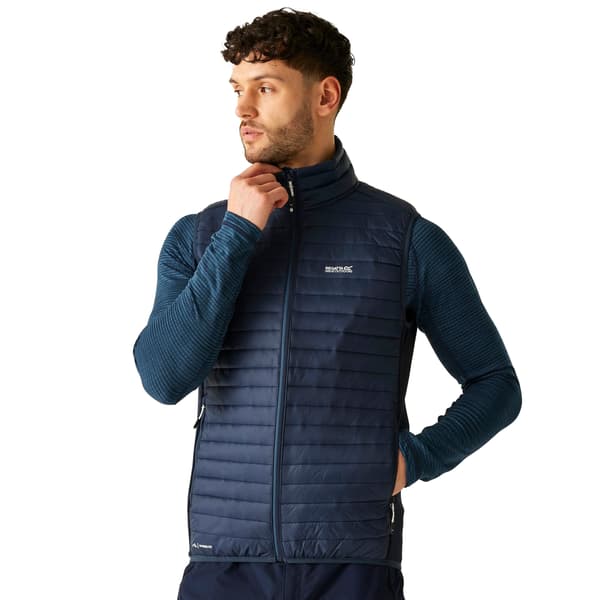 Regatta Andreson Hybrid Vadderad Jacka för Herr S Marinblå Navy Blue S