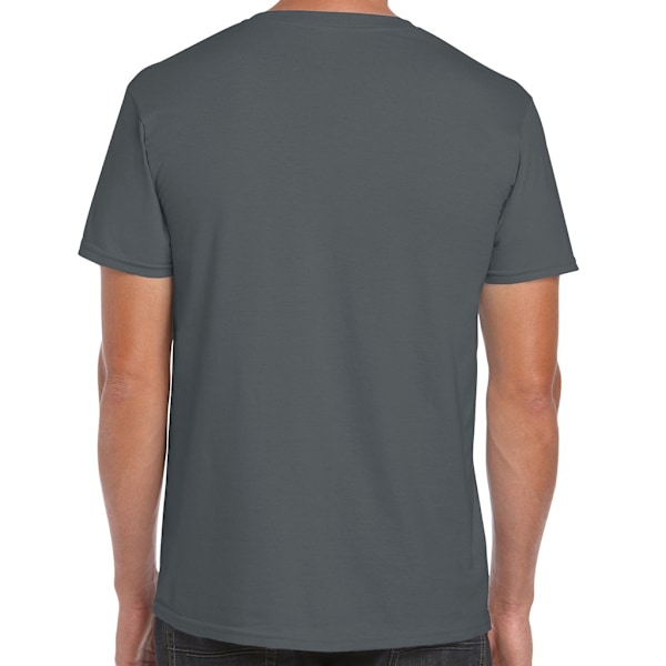 Gildan Herr Soft Style Ringspun T-shirt 4XL Kolgrå Charcoal 4XL