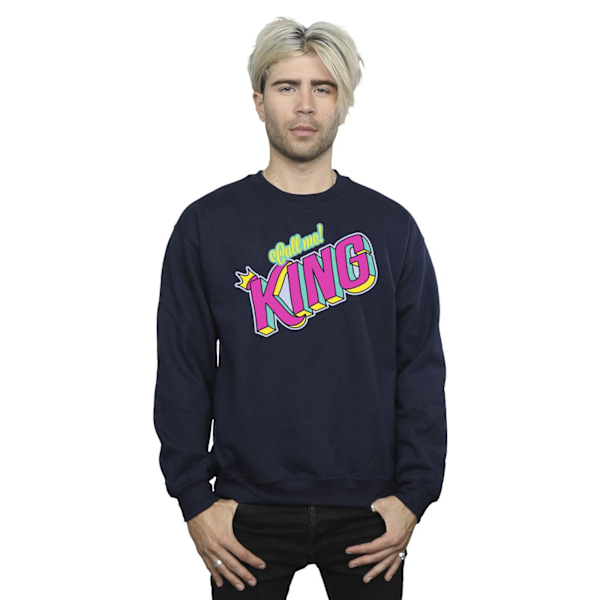 Disney Herr The Lion King Classic King Sweatshirt L Marinblå Navy Blue L