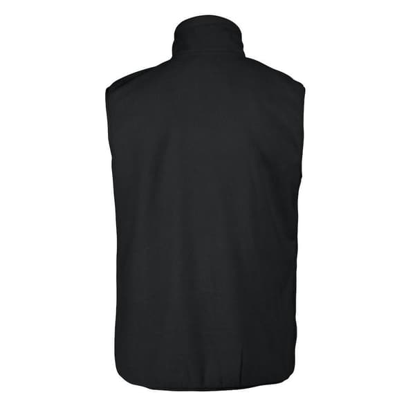 Printer RED Herr Sideflip Ärmlös Fleecetopp 4XL Svart Black 4XL