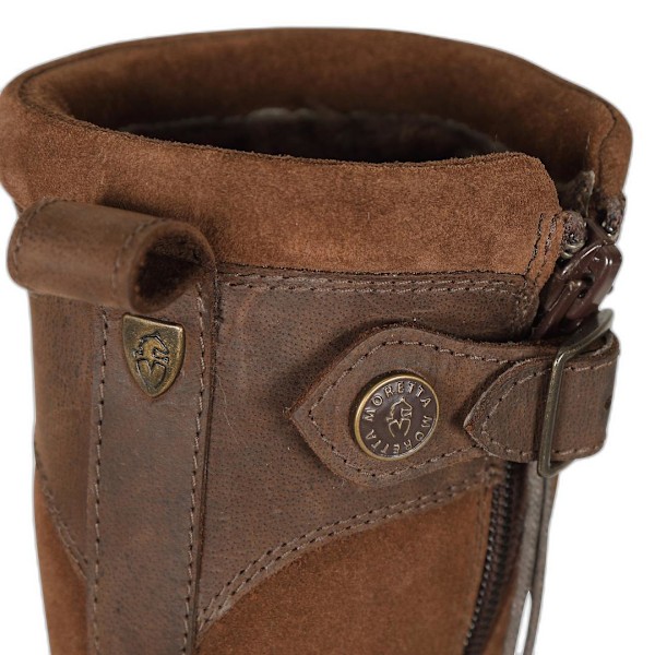 Moretta Barn/Barn Savona Läder Country Boots 1 UK Brun Brown 1 UK