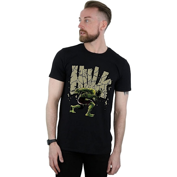 Hulk Boys Rock Bomull T-shirt 9-11 år Svart Black 9-11 Years