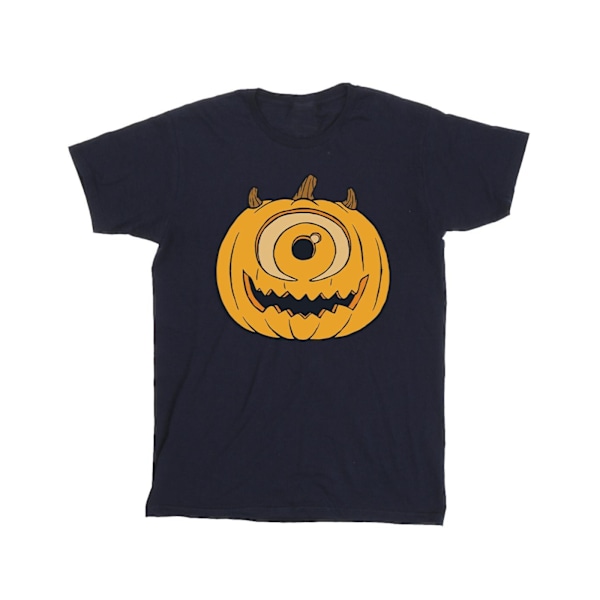 Monsters Inc Herr Pumpa Bomull Halloween T-Shirt XL Marinblå Navy Blue XL
