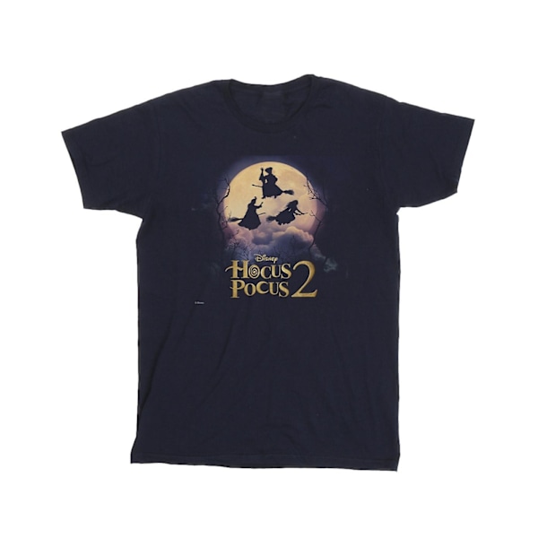 Disney Hocus Pocus Häxor Flygande T-shirt M Marinblå Navy Blue M