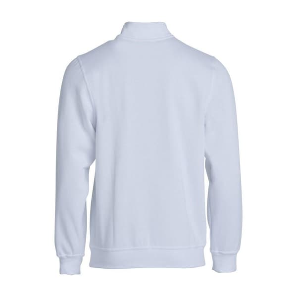 Clique Unisex Vuxen Basic Half Zip Sweatshirt XXL Vit White XXL