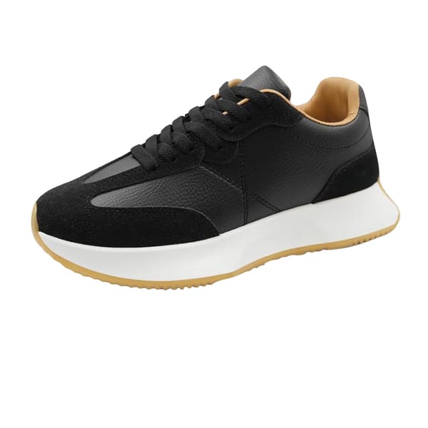 Where's That From Damskor/Kvinnors Metro Suede Löparskor 3 Black 3 UK