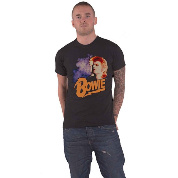 David Bowie Unisex Retro T-shirt XL Svart Black XL