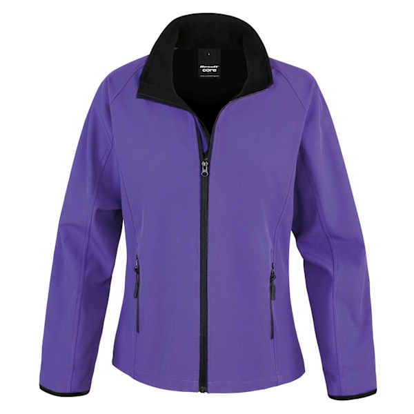 Result Core Dam/Dam Soft Shell Jacka XL Lila/Svart Purple/Black XL