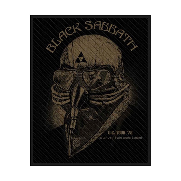 Black Sabbath US Tour 1978 Patch One Size Svart/Kräm Black/Cream One Size