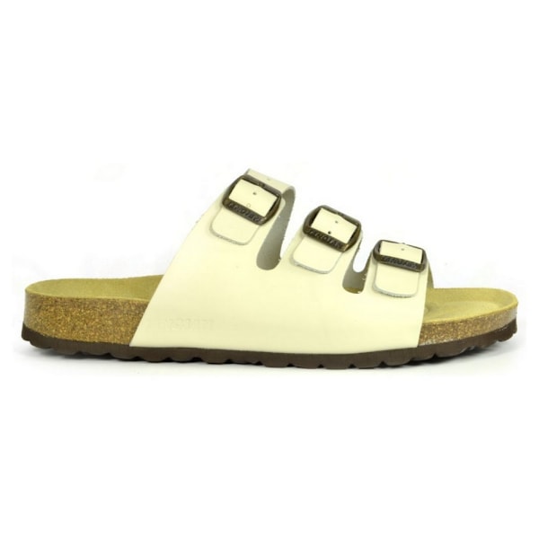 Sanosan herr Lisbon lädersandaler 10 UK elfenben Ivory 10 UK