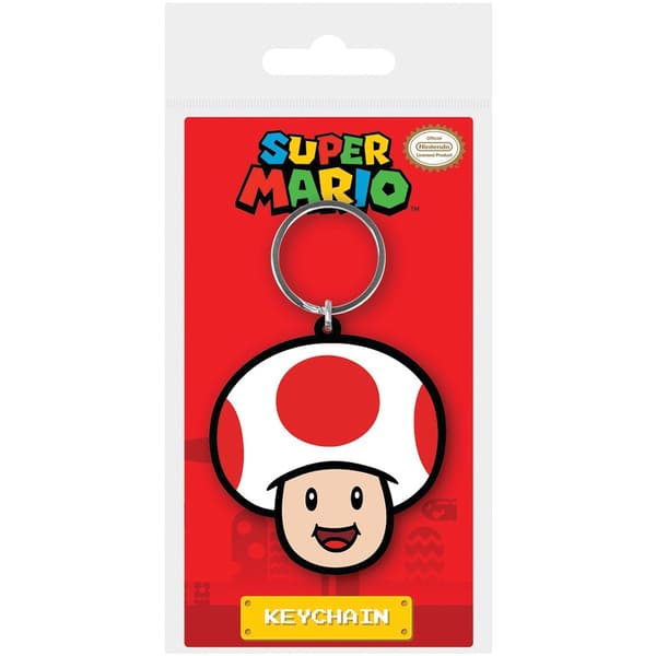 Super Mario Toad Gummiring En Storlek Flerfärgad Multicoloured One Size