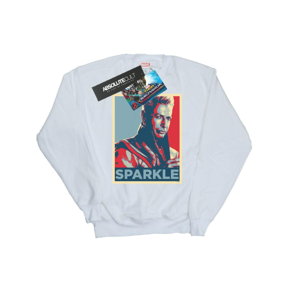 Marvel Herr Thor Ragnarok Grandmaster Sparkle Sweatshirt M Vit White M