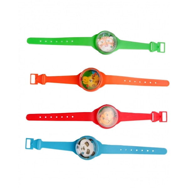 Unik festklocka labyrintspel (4-pack) En storlek Flerfärgad Multicoloured One Size