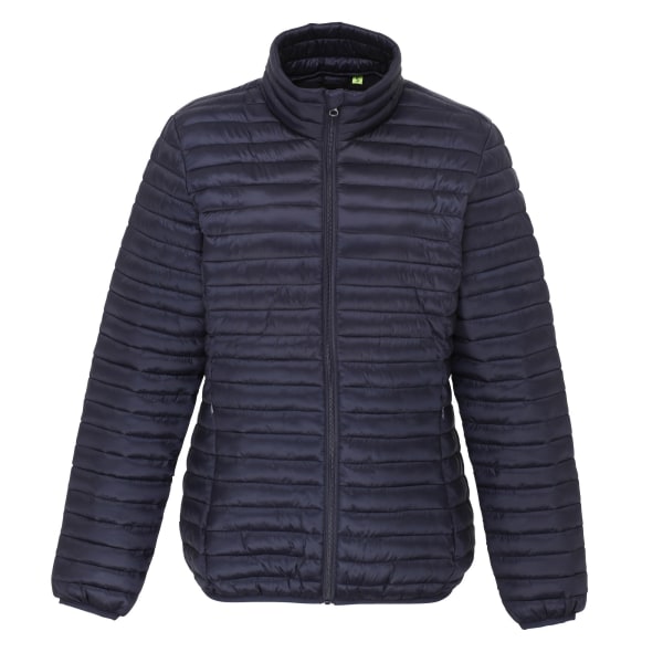 2786 Dam/dam Tribe Hooded Fineline Vadderad jacka S Marinblå Navy S